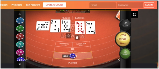 Baccarat - Leo Vegas