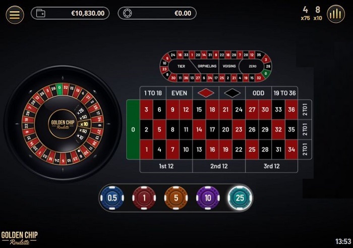 Ruleta Golden Chip