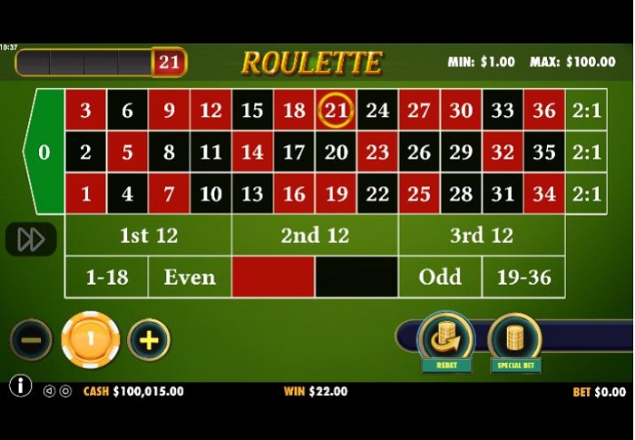 Ruleta online gratis modo DEMO