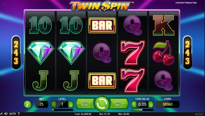 Twin Spin Tragamonedas