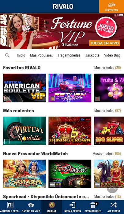 rivalo app casino