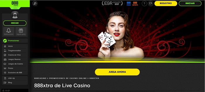 Promociones de 888 Casino en junio 2022