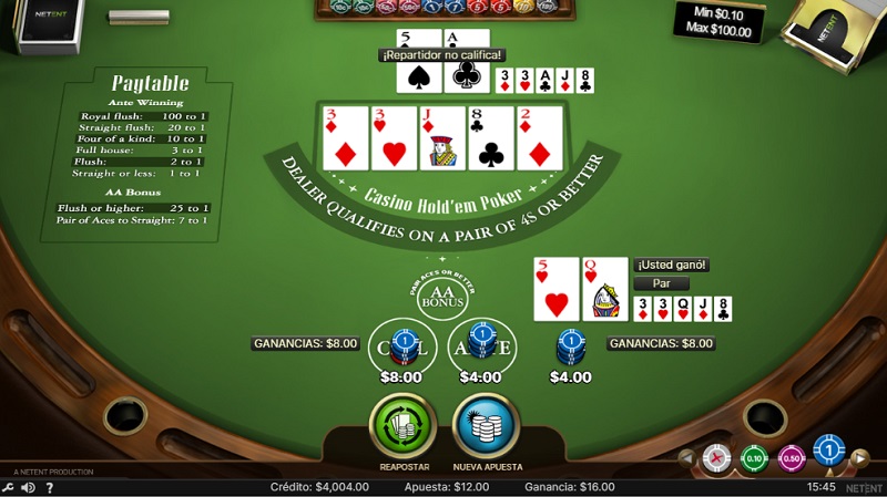 888casino Poker Hold'Em