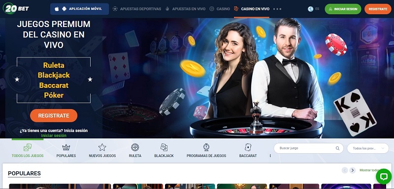 20Bet casinos online en Costa Rica