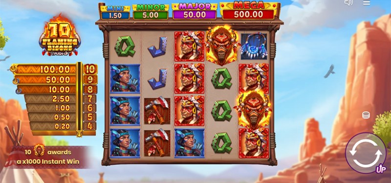 10 Flaming Bisons slot