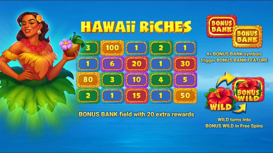 Hawaii Riches Bonus Bank