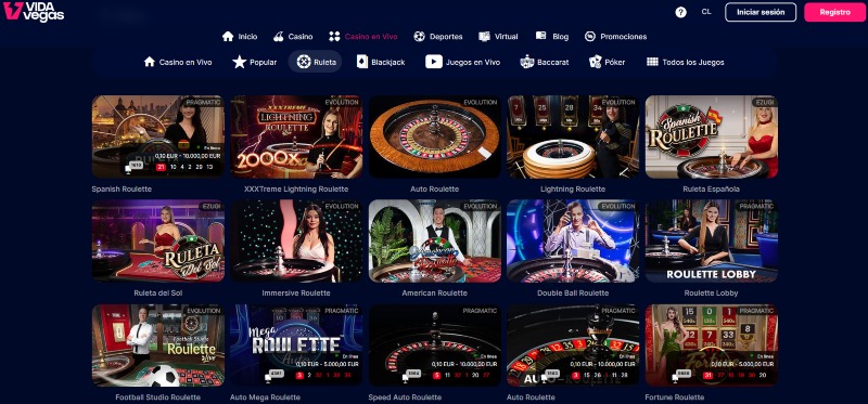 Por qué elegir Ruleta Online en VidaVegas